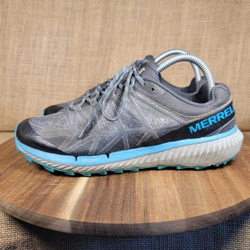 Merrell Agility Synthesis 2 Trail Running Shoes Quantum Grip Women's‎ 8.5 Gray